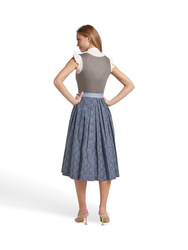 Berwin Sleeveless Dirndl Blouse "Julia"  white