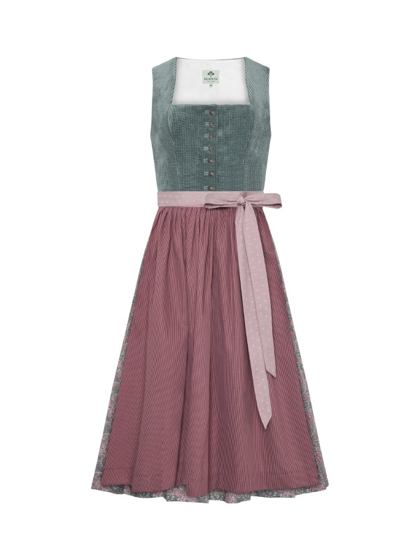 Berwin Long Dirndl 2pcs. 75cm "Lexi" sage (36)