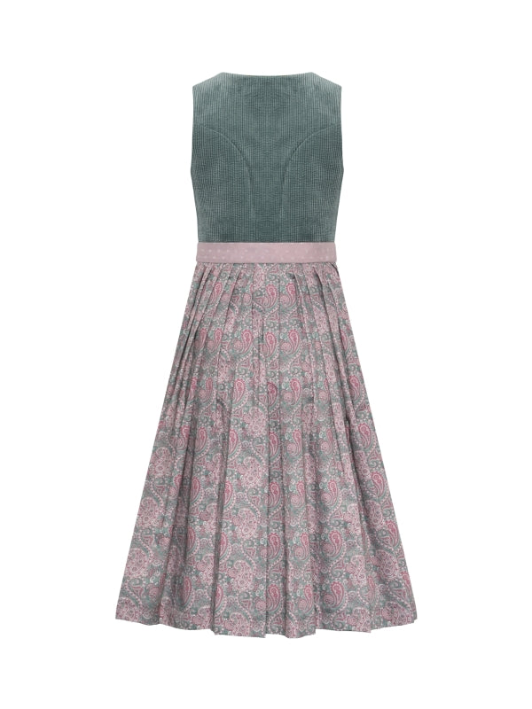 Berwin Long Dirndl 2pcs. 75cm "Lexi" sage (36)