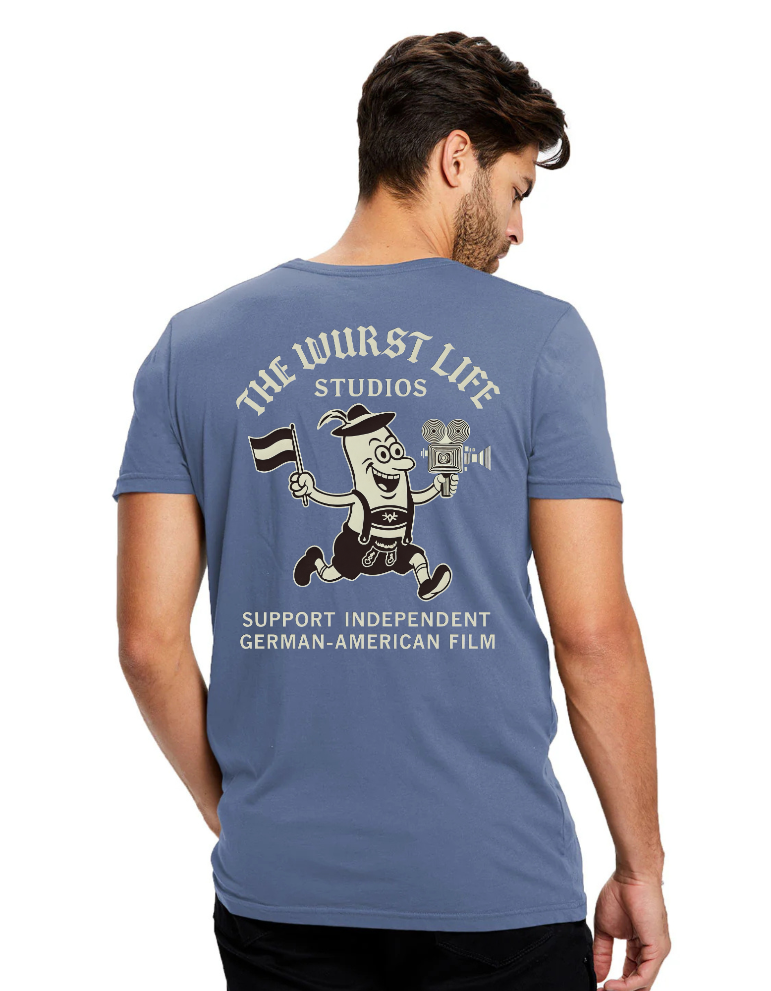 The Wurst Life T-Shirt Blue
