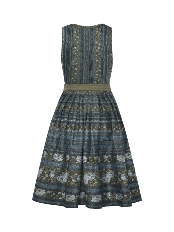 Berwin Long Dirndl 2pcs. 75cm "Sarah" olive