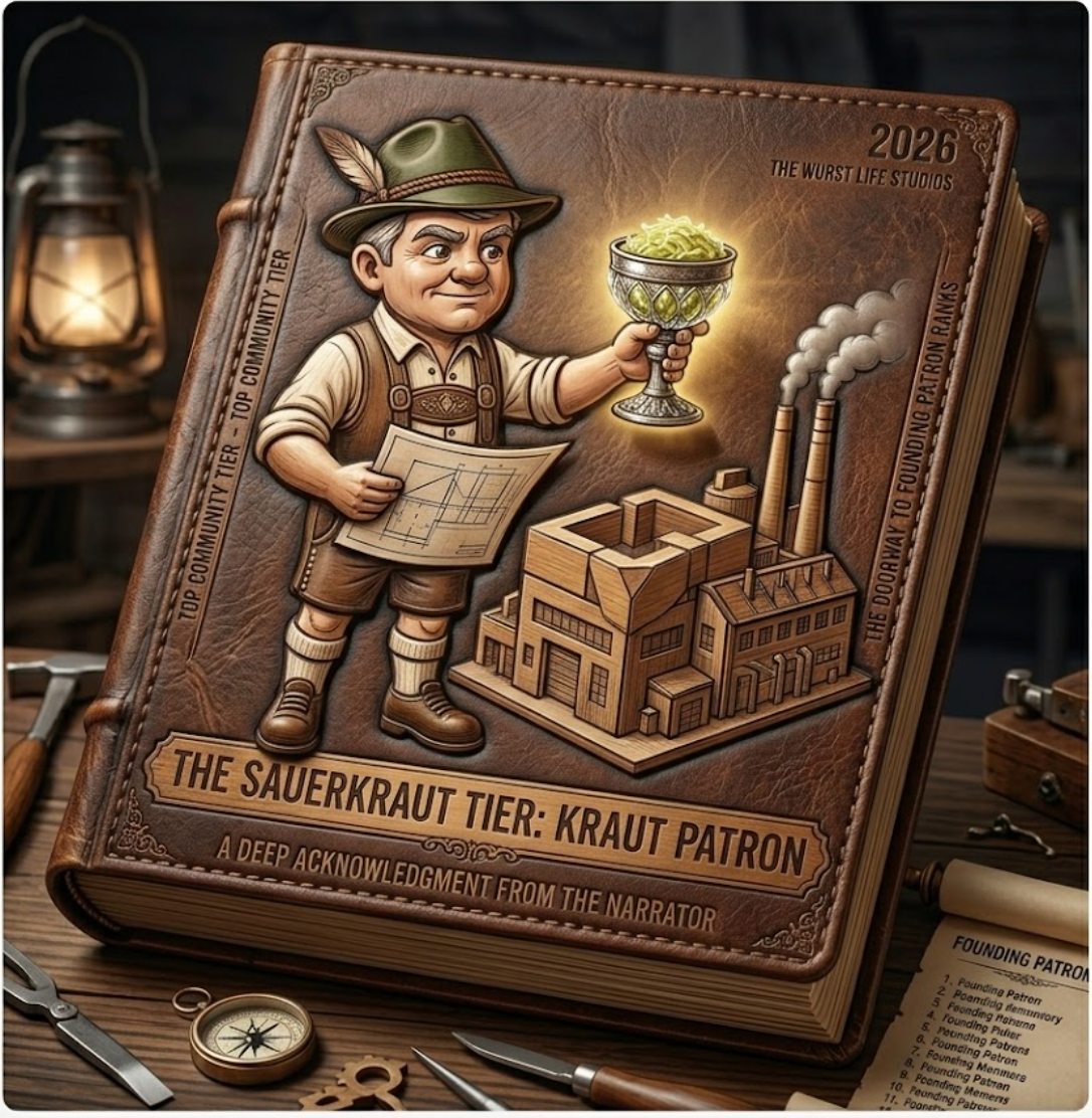 The Sauerkraut Tier — $500 Donation to The Wurst Life Studios