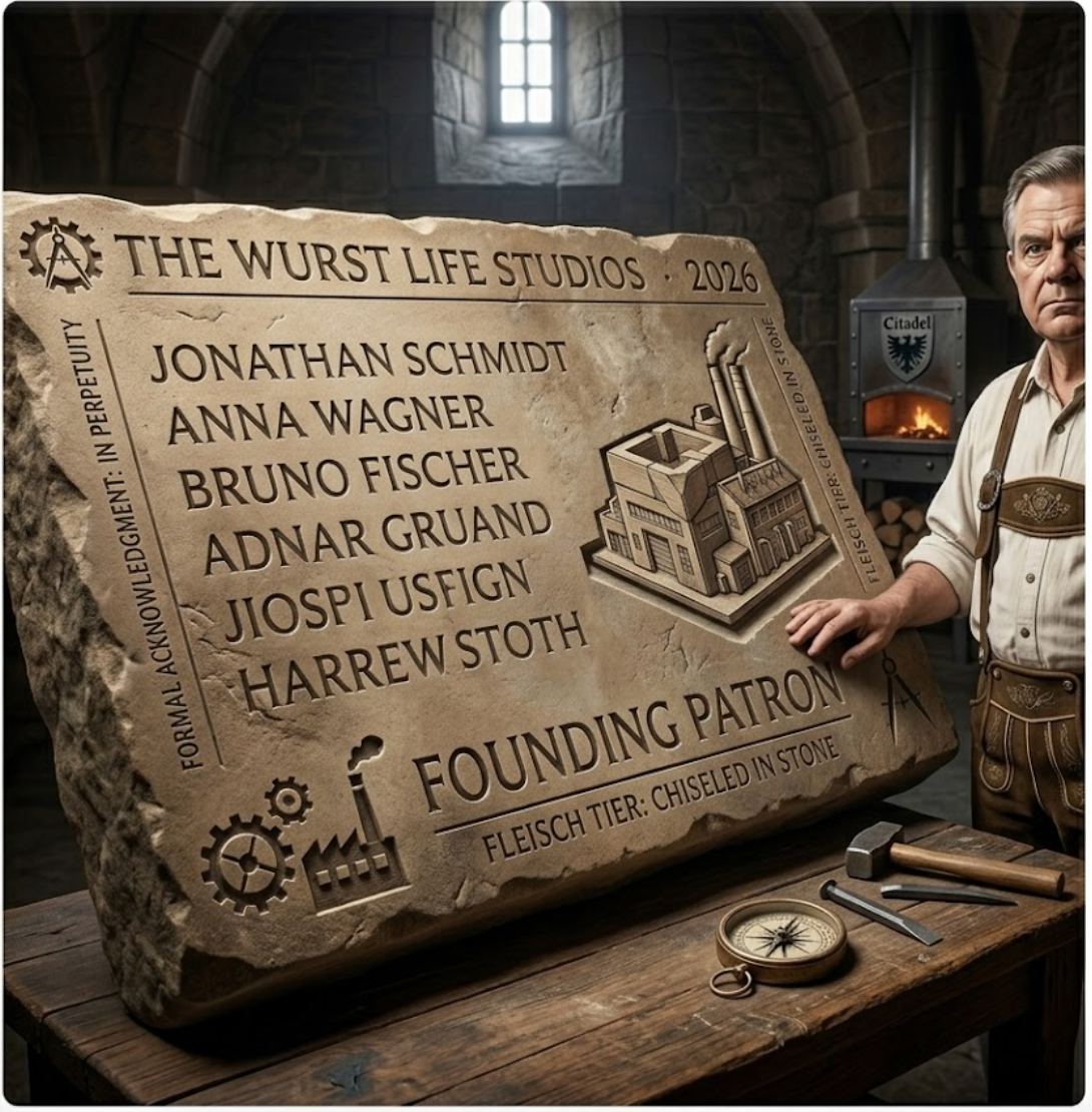 The Fleisch Tier — $5,000 Founding Patron Donation